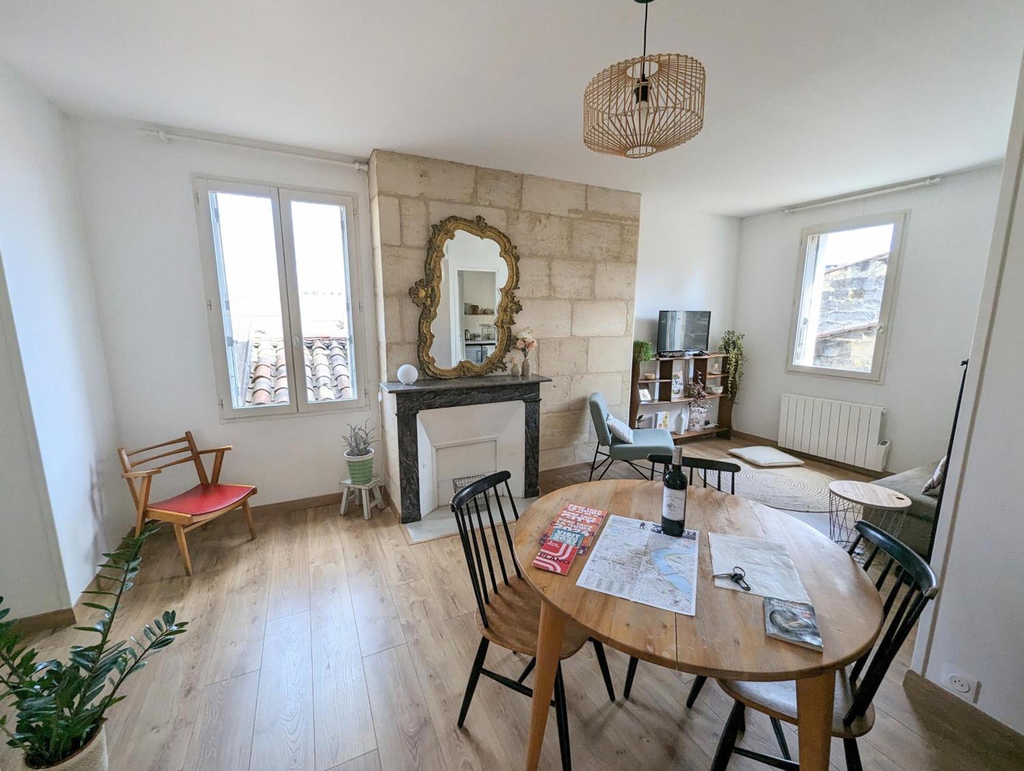 Lumineux Appartement Sous Les Toits A Pey Berland Bordeaux Dış mekan fotoğraf